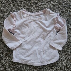 Pink Ruffled Baby Girl Shirt